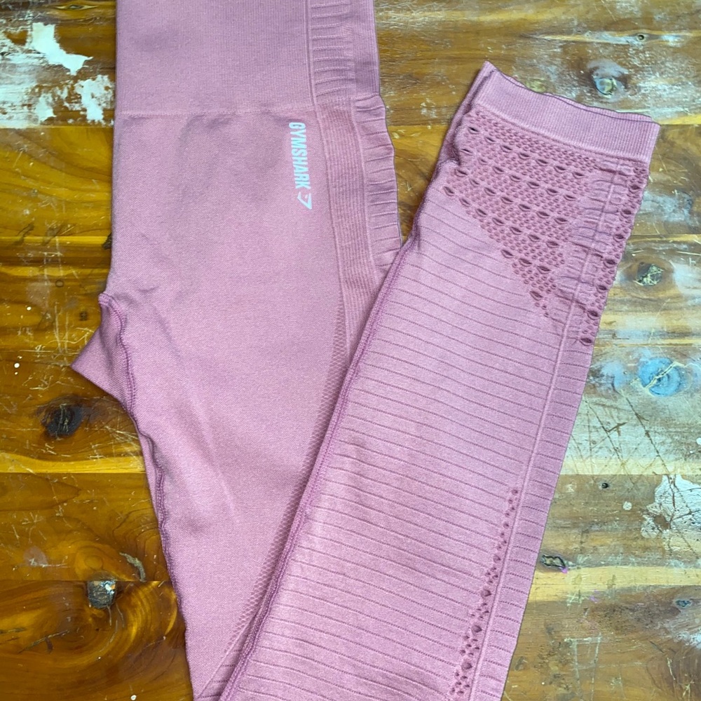 pink gymshark leggings